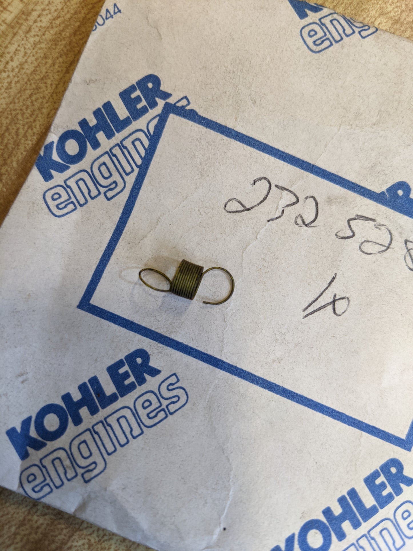 Kohler 232528 NOS Spring