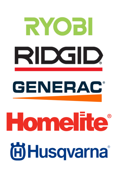 Authorized Service Center for Ryobi, Ridgid, Generac, Homelite and Husqvarna