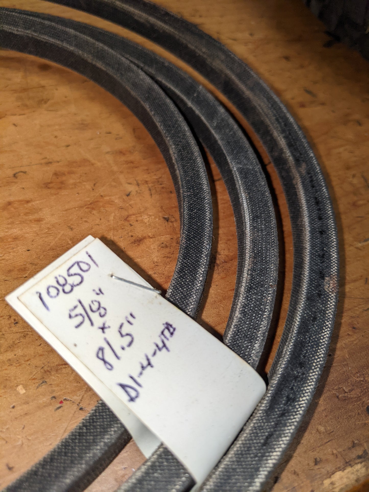 Wheel Horse 108501 Belt NOS