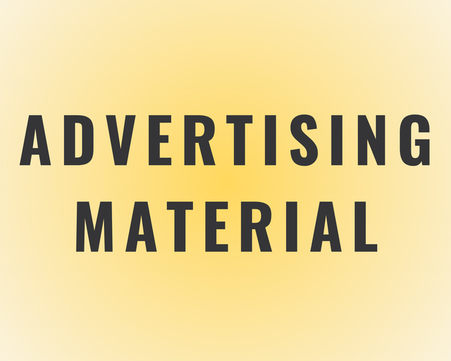 Advertising Material