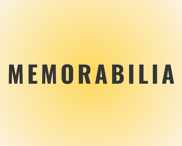 Memorabilia