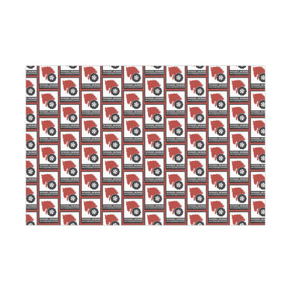 Wheel Horse Lawn and Garden Tractors Logo Wrapping Paper