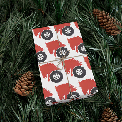 Wheel Horse Logo Wrapping Paper
