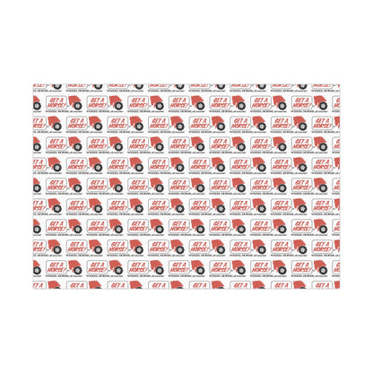 Get a Horse...Wheel Horse of Course! Wrapping Paper