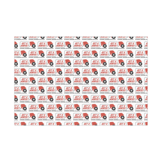 Get a Horse...Wheel Horse of Course! Wrapping Paper