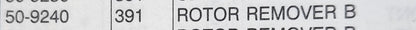 Wheel Horse NOS 52-9240 Rotor Remover