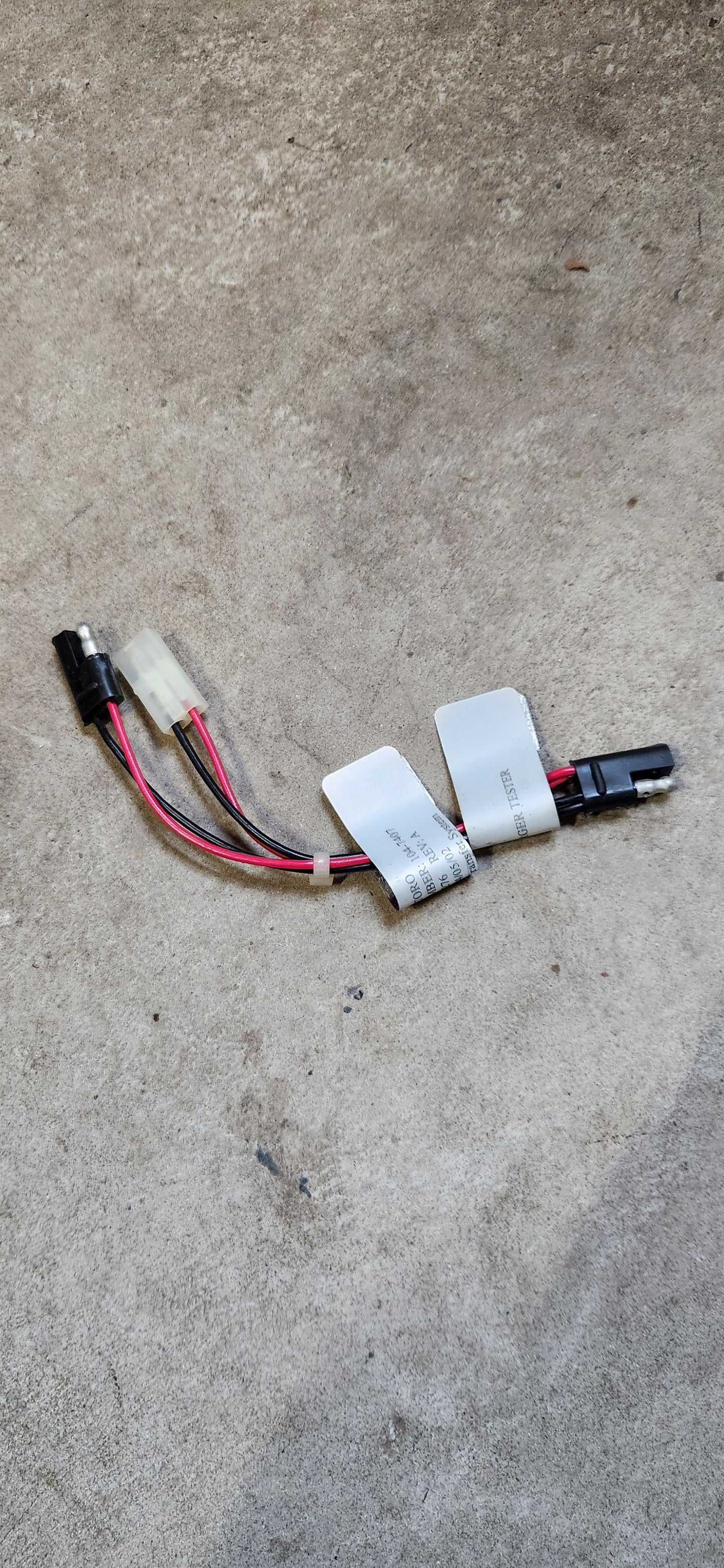 Toro Wheel Horse NOS 104-7407 Pigtail-Test, Charger