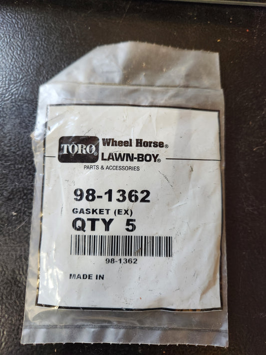 Toro Lawn-Boy NOS 98-1362 Carburetor Bowl Gasket