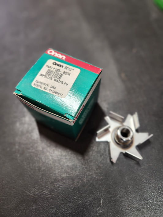 Onan NOS 185-6674 Water Pump Impeller
