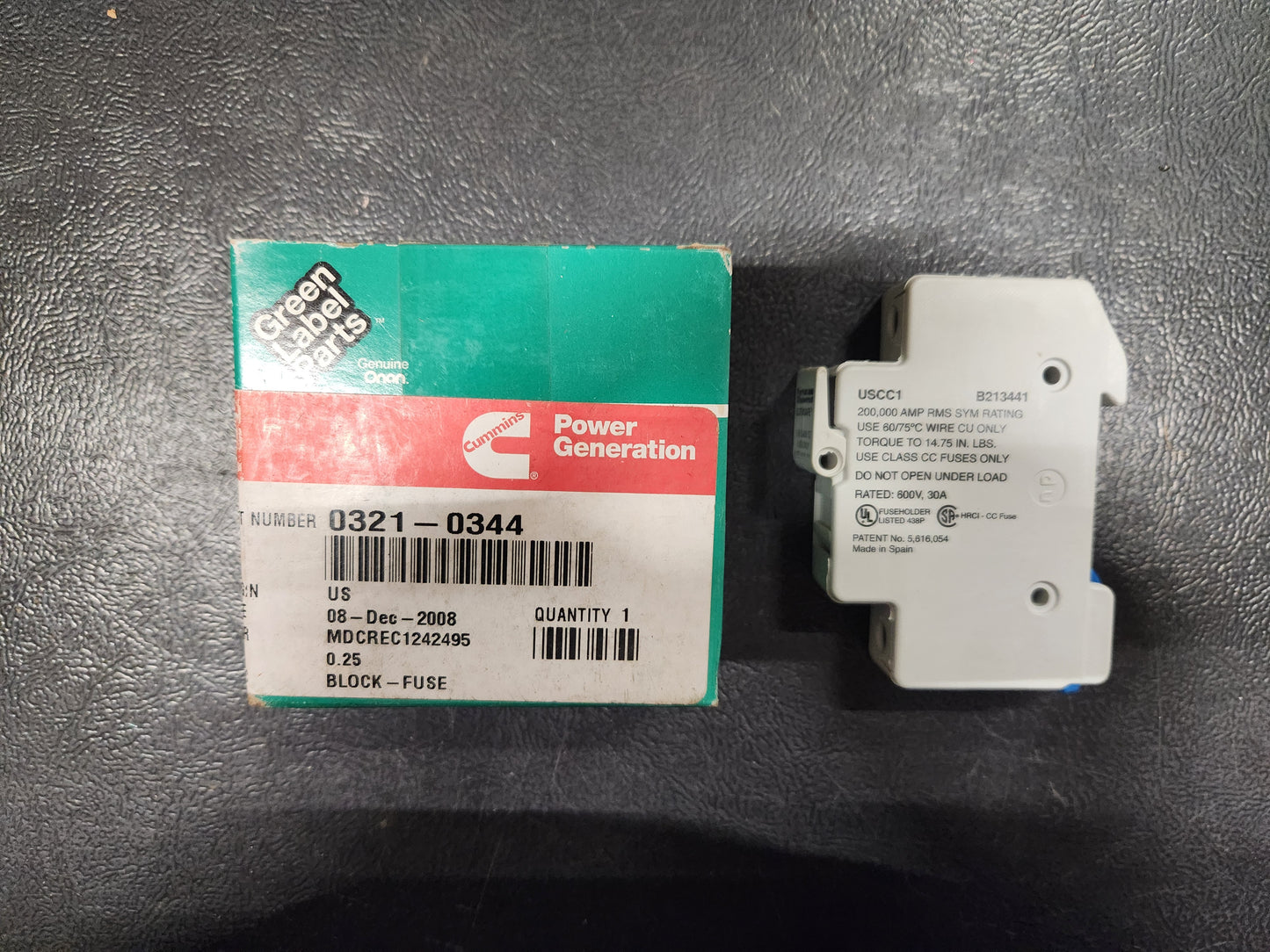 Onan NOS 321-0344 Fuse Block