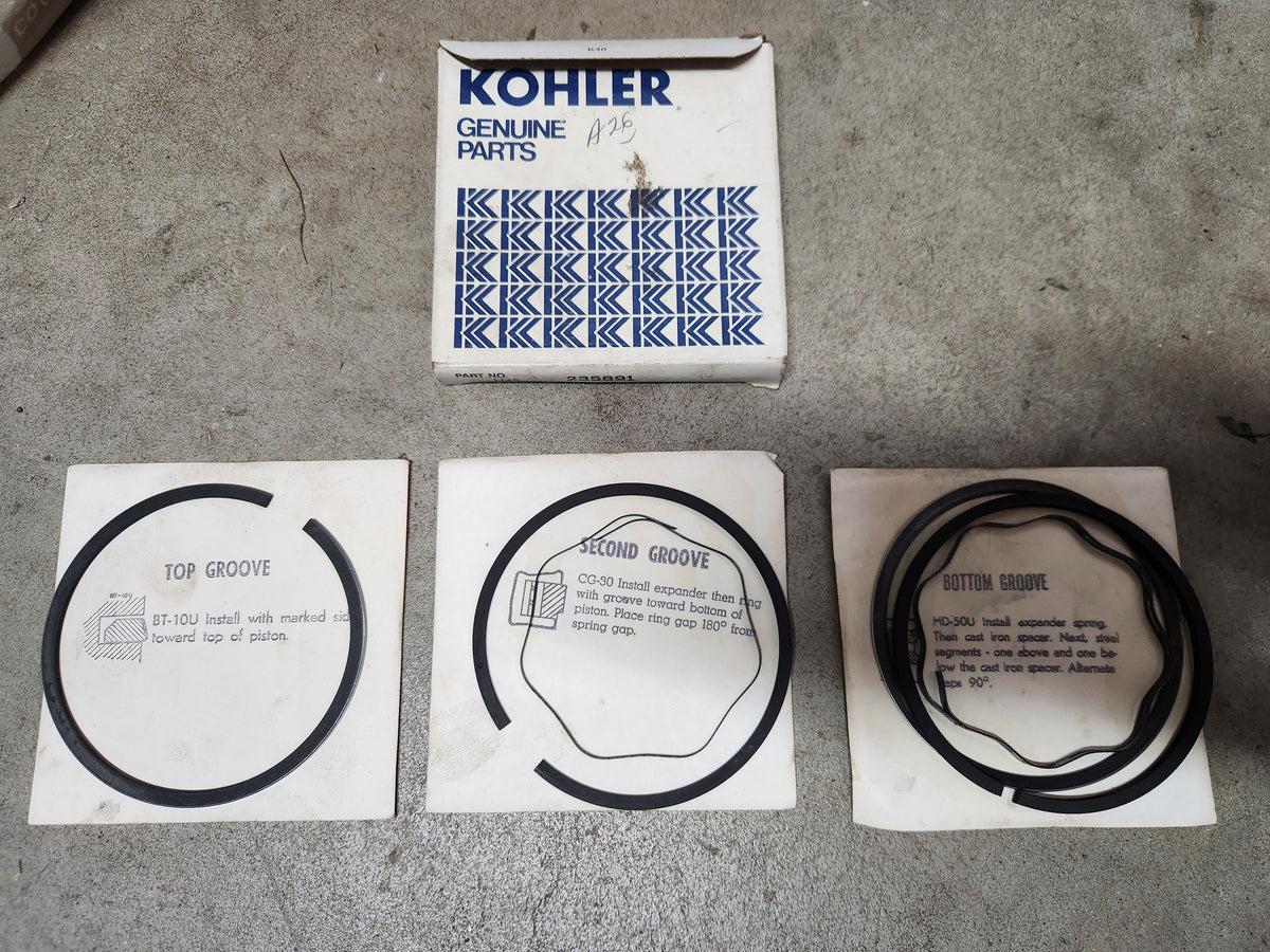 Kohler NOS 235891 / 48 108 03-S Piston Ring Set