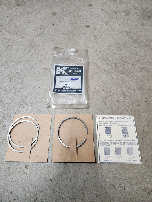 Kohler NOS 230468 / 231425-S Piston Ring Set