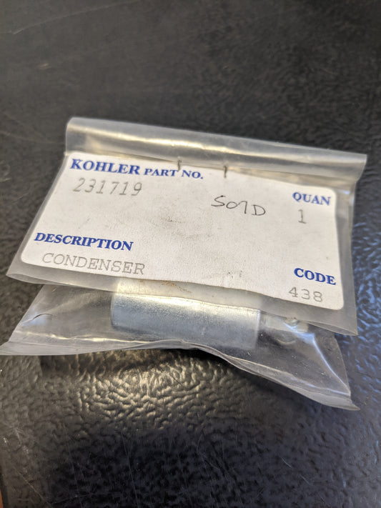 Kohler 231719 Condenser NOS