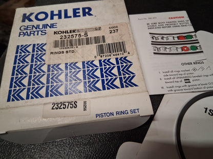 Kohler NOS 232575 Piston Rings