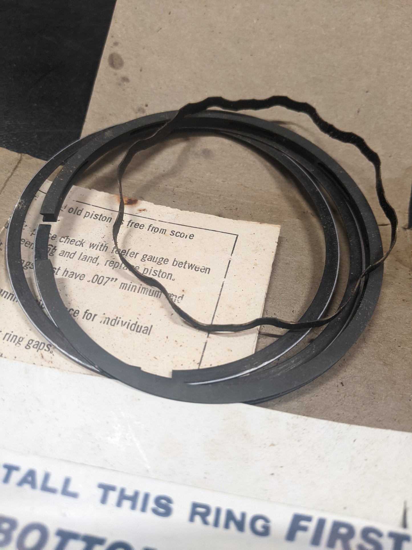 Kohler NOS 235287 Piston Rings