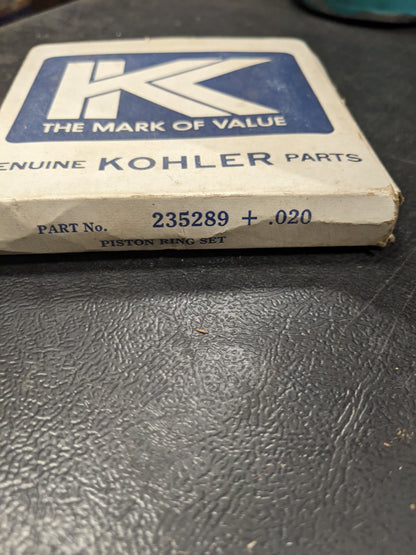 Kohler NOS 235289 Piston Rings