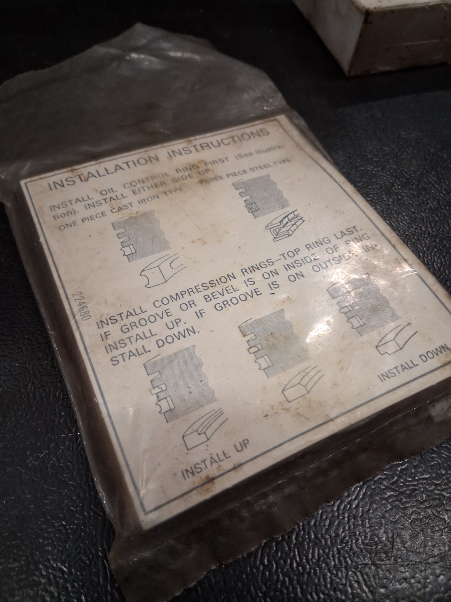Kohler NOS 235467 Piston Rings