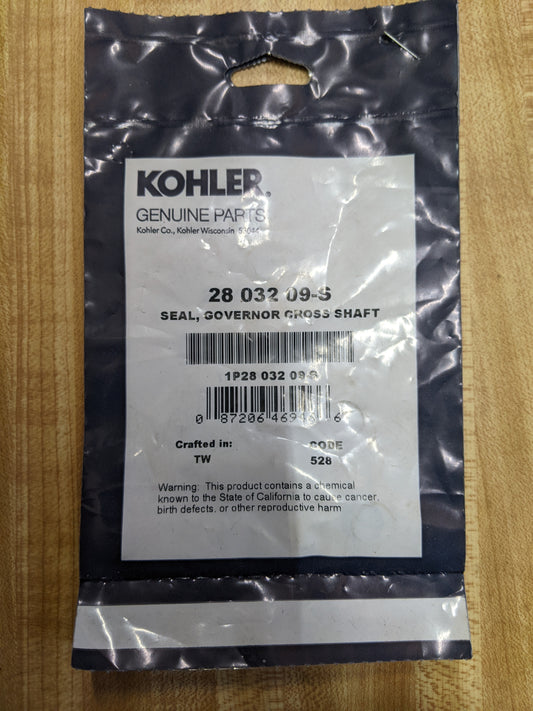 Kohler 28-032-09-S NOS Governor Cross Shaft Seal