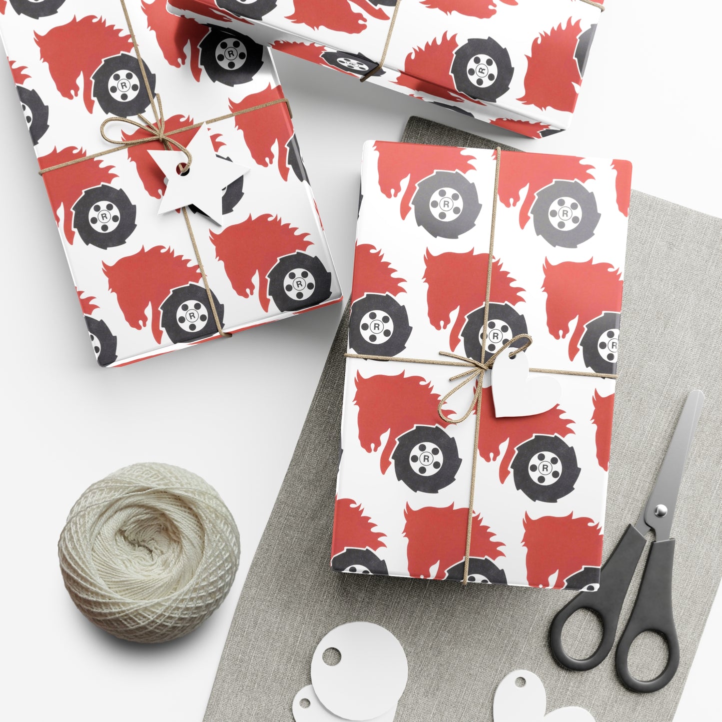 Wheel Horse Logo Wrapping Paper