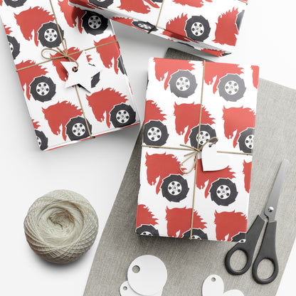Wheel Horse Logo Wrapping Paper