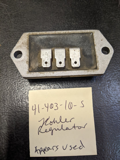 Kohler 41 403 10-S Regulator USED