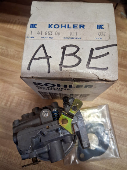 Kohler NOS B-231739 Superseded To 41 853 08-S Carburetor C2