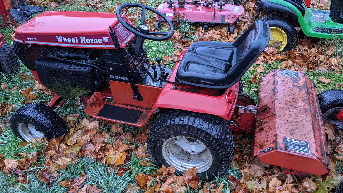 417-8 Wheel Horse with Tiller Attachment