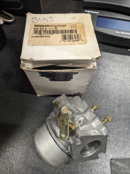 Kohler 48-053-11-S NOS OEM Carburetor