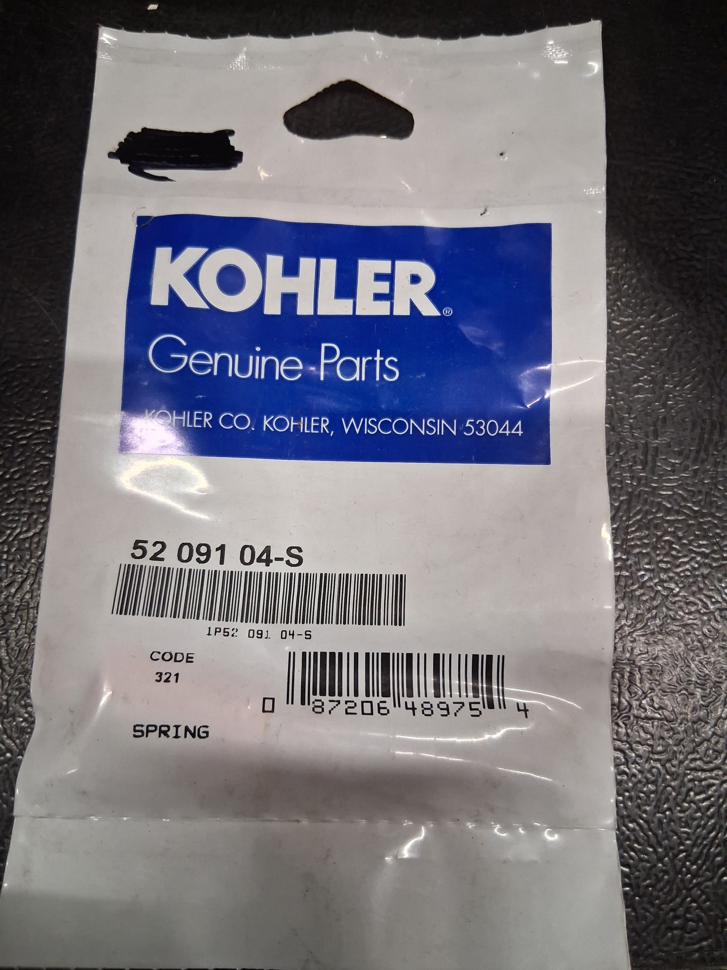 Kohler NOS 52-091-04-S Governor Spring