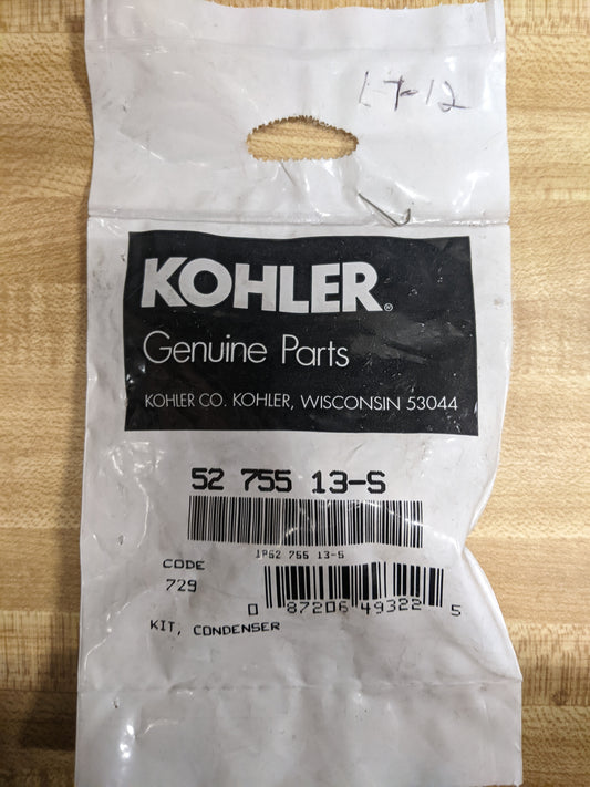 Kohler 52 755 13-S Condenser Kit NOS