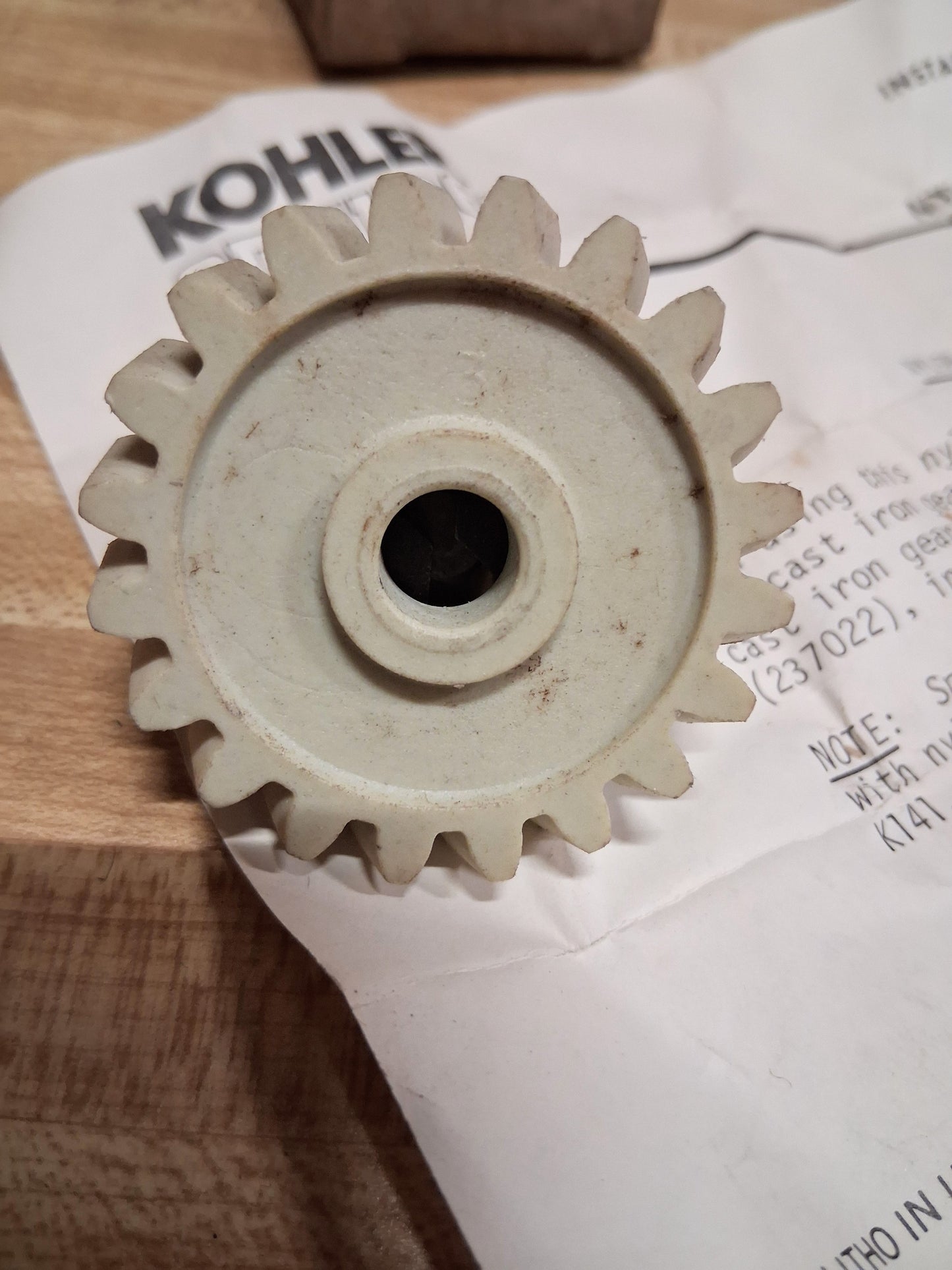 Kohler A-235743-S Governor Gear NOS
