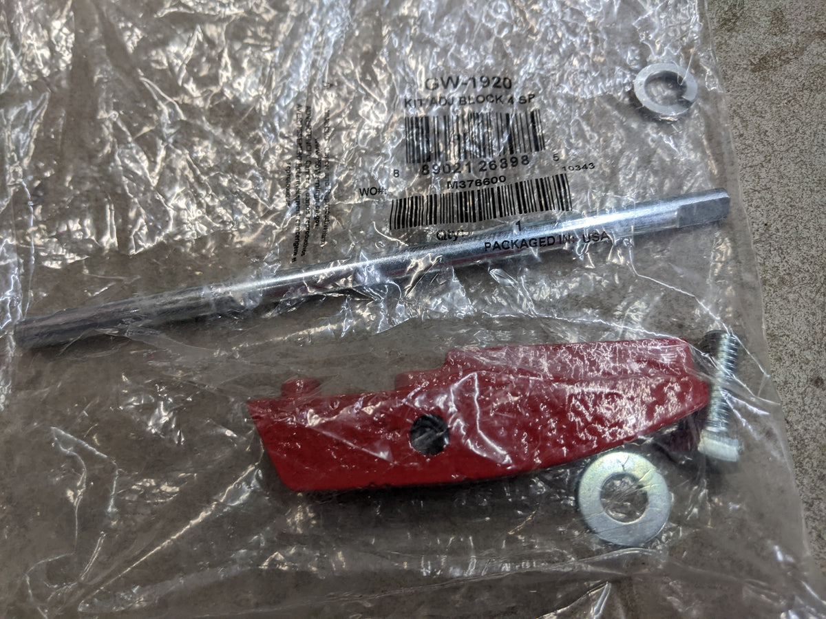 Troy-Bilt NOS Adjust Block Kit
