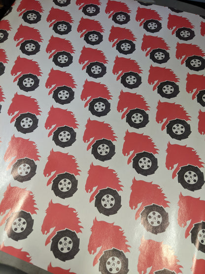 Wheel Horse Logo Wrapping Paper