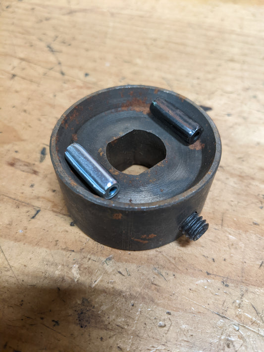 Wheel Horse NOS 3716 Spindle Cup with Roll Pins & Set Screw