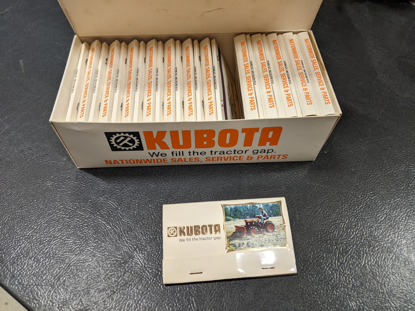 Kubota Box of Matchbooks