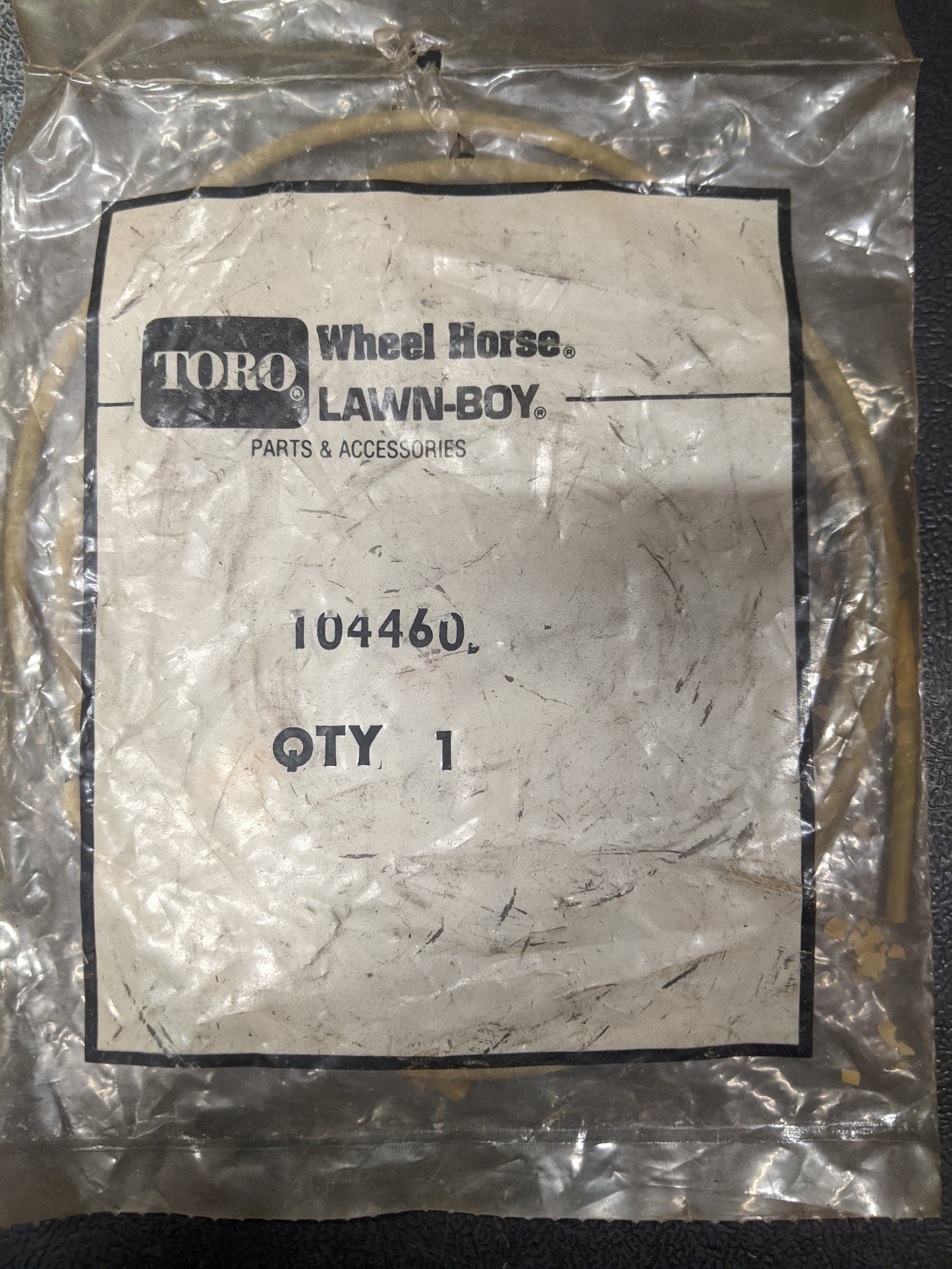 Wheel Horse NOS 104460 Cable